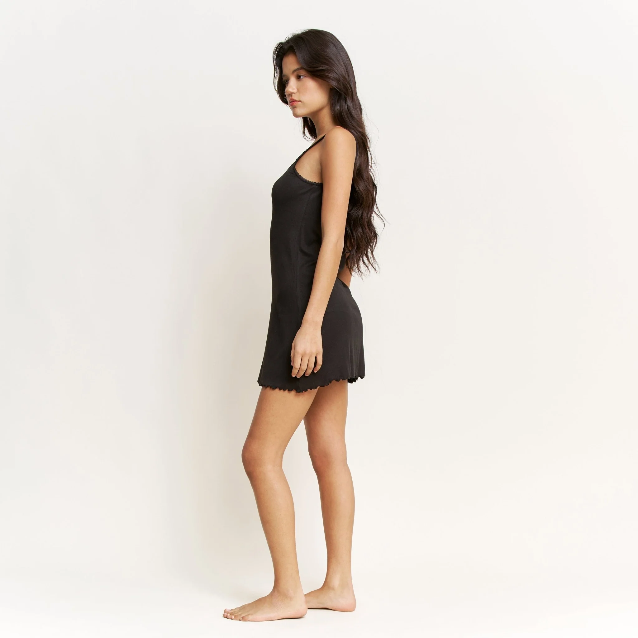 Blissful Chemise in Black - Image 3