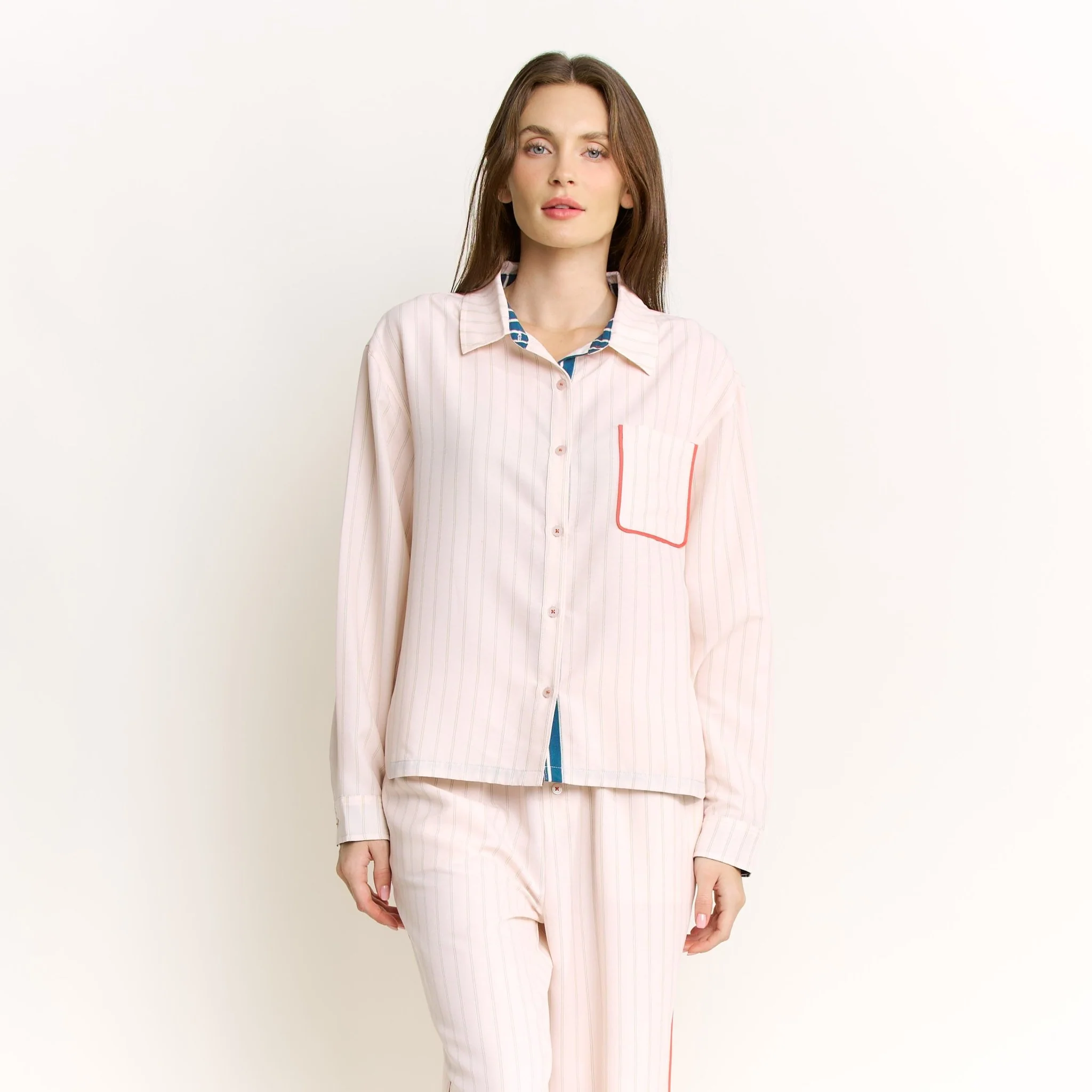 Brunch Date Long Sleeve in Flora Stripe