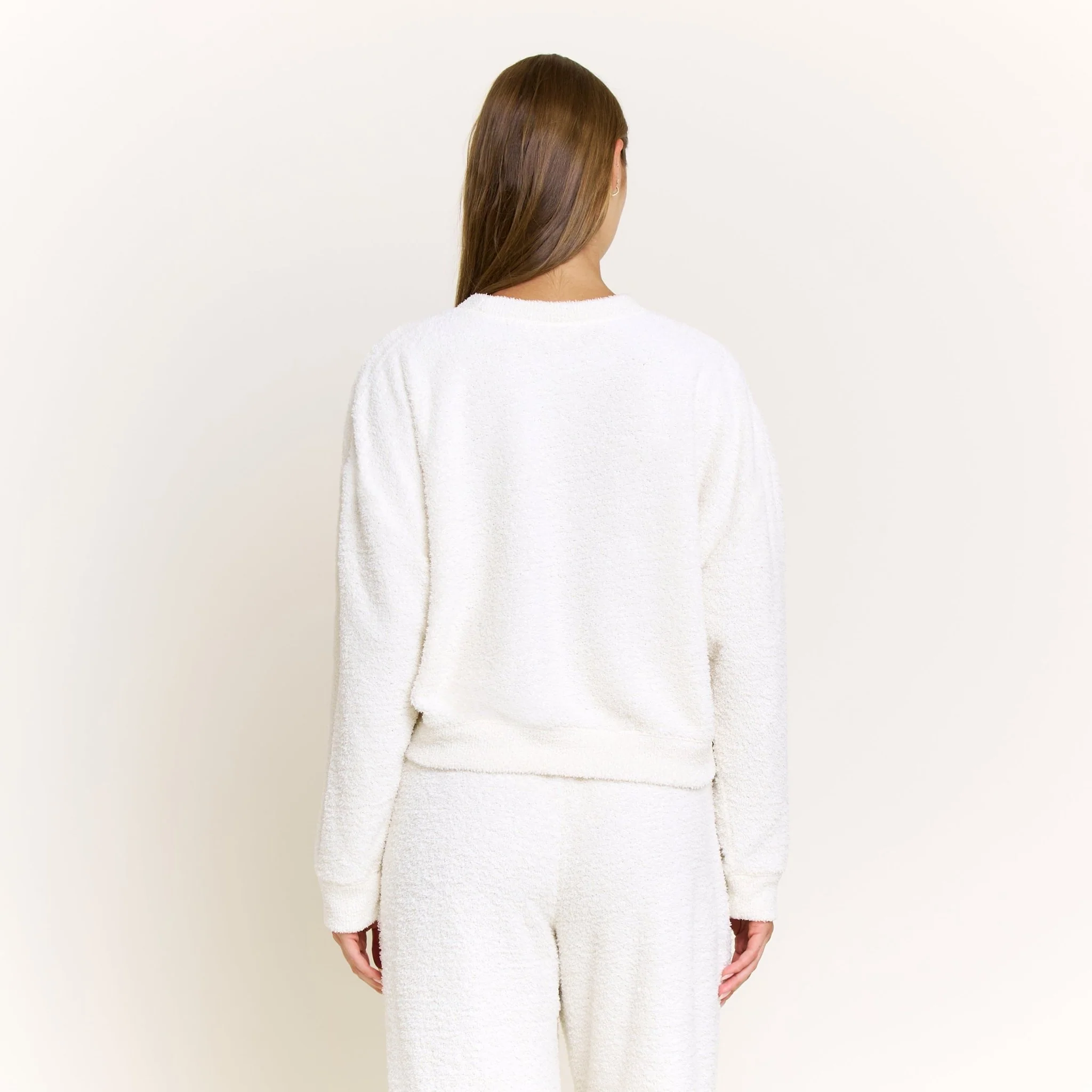 Comfort Queen Sweatshirt in Ivory - Image 5