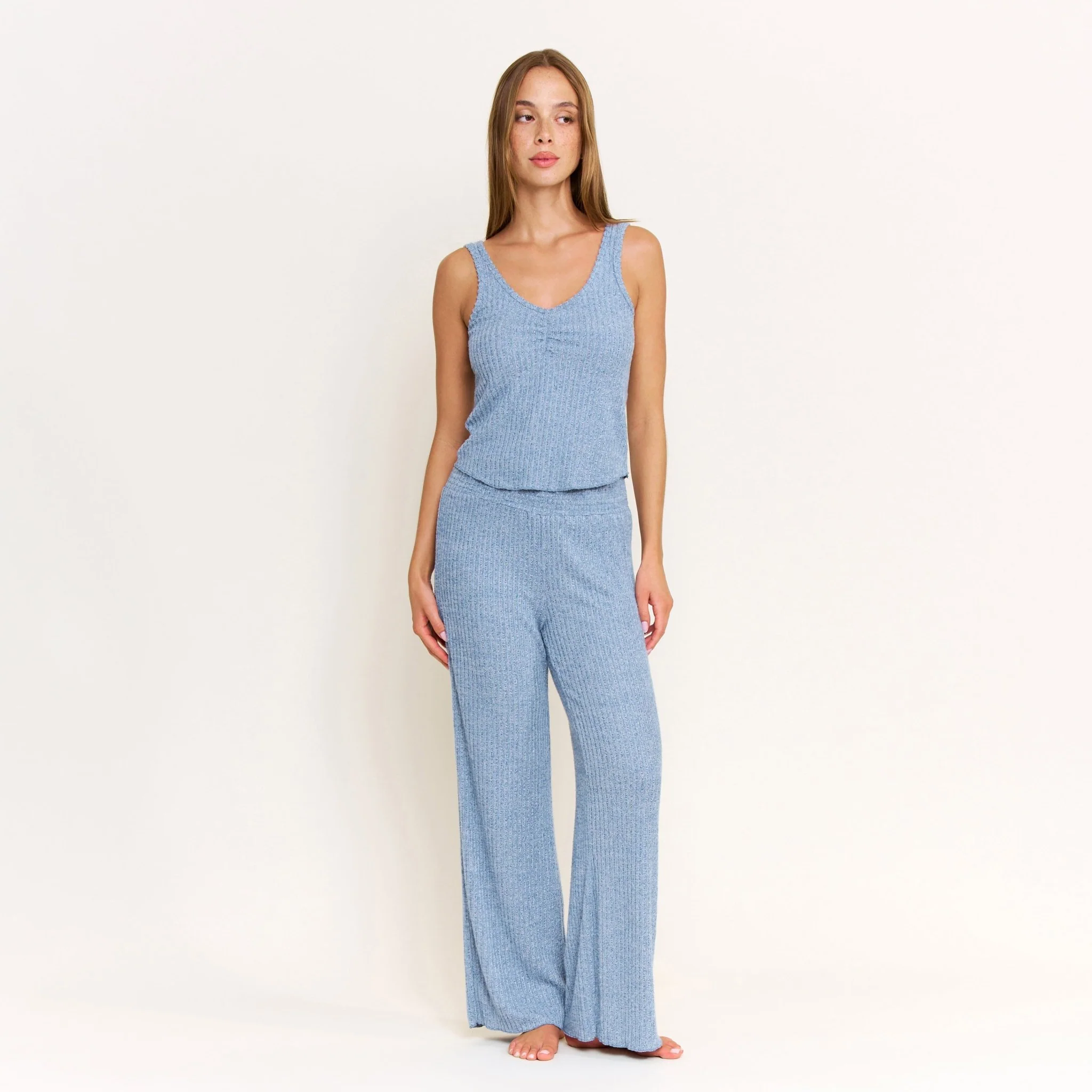 Dream Cloud Tank in Heather Coastal Blue - Image 4