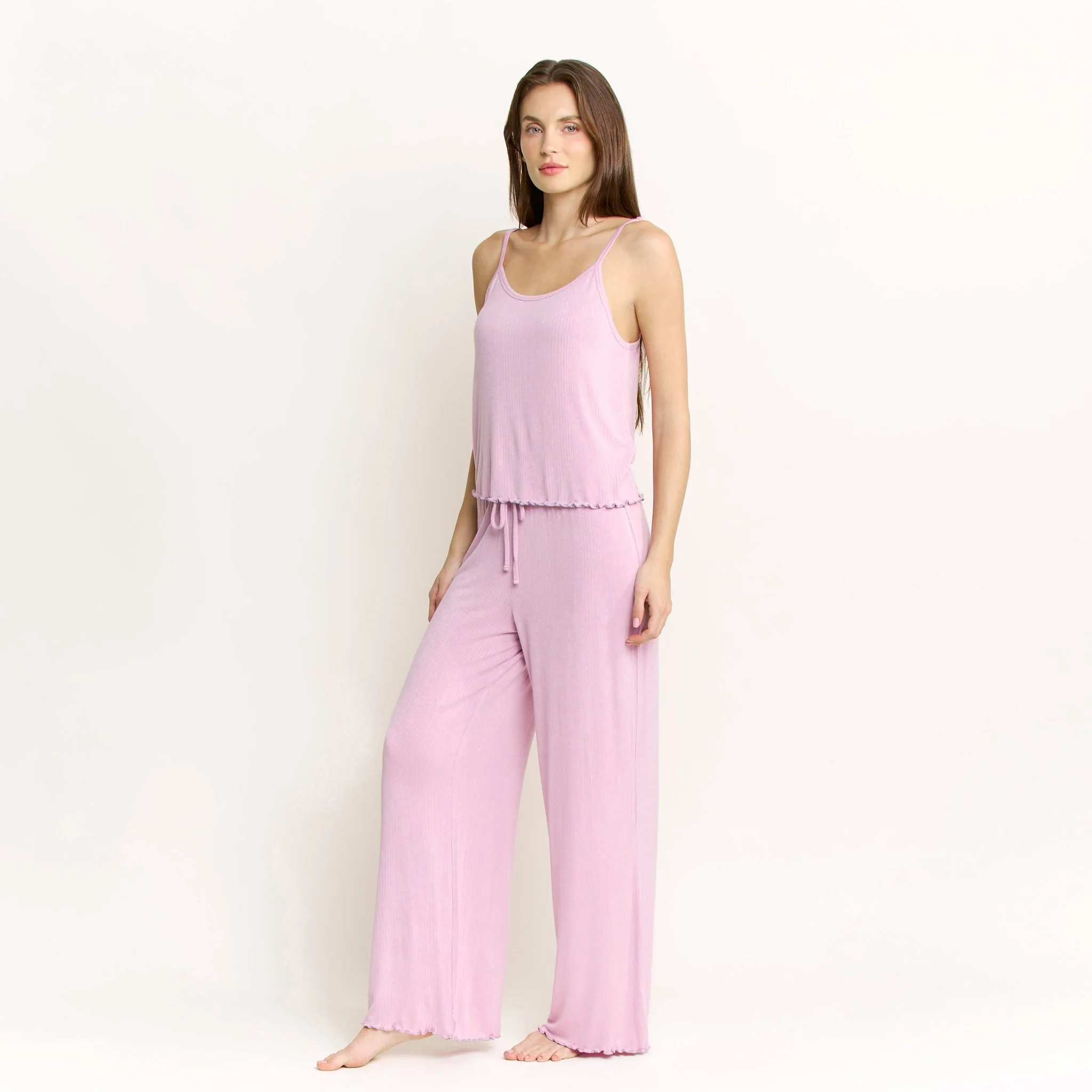 Dreamland Cami Pant Set in Iris Bloom - Image 2