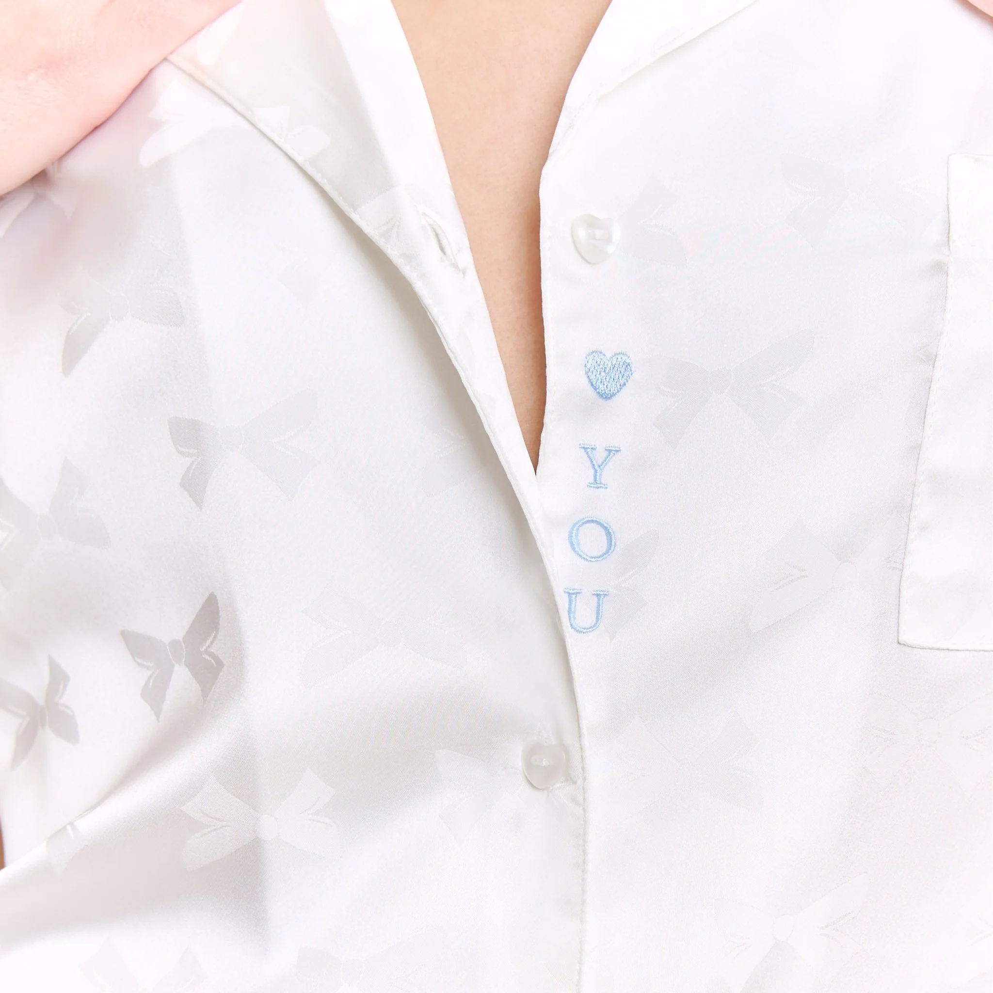 Forever Mine Shortie PJ Set In White - Image 6