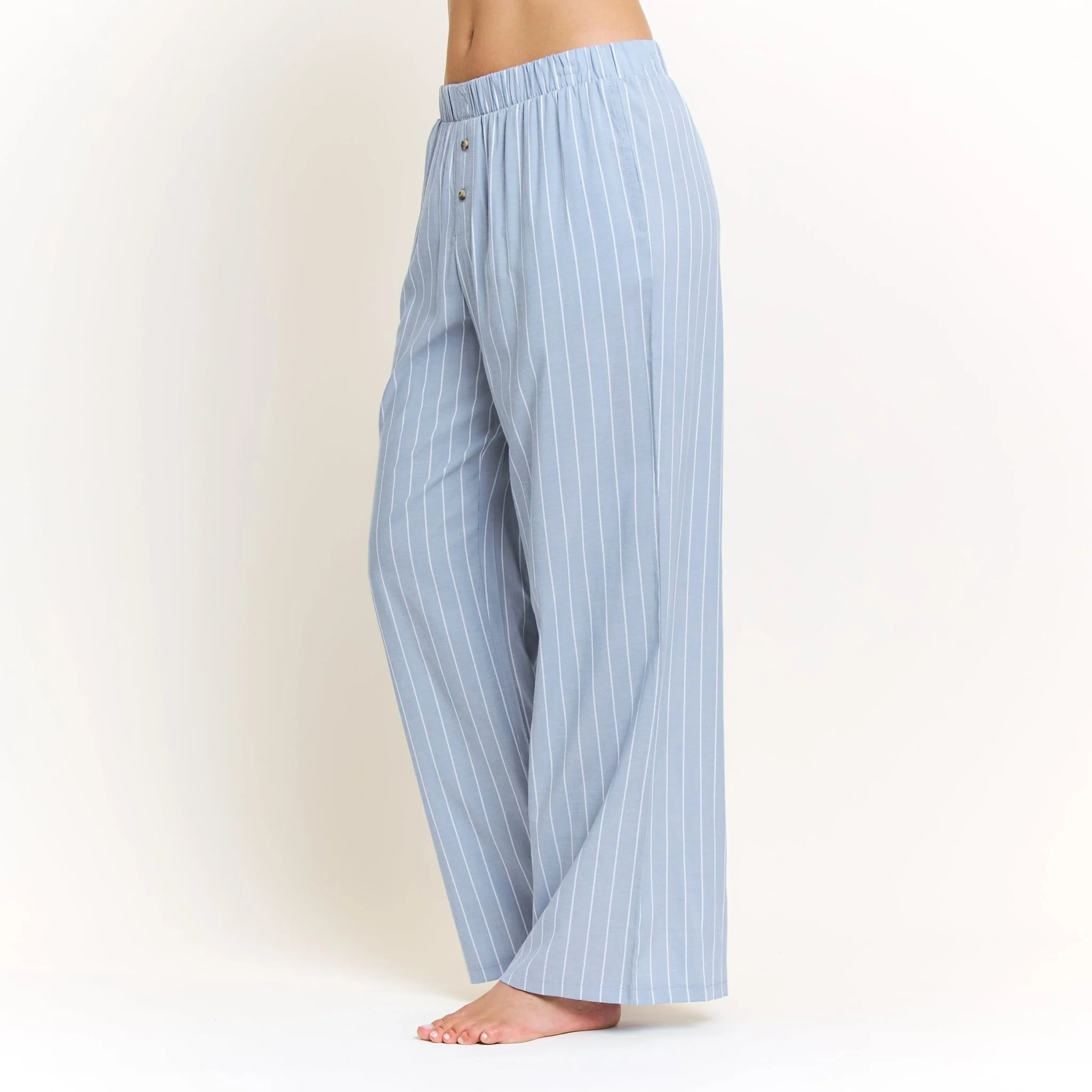 Hangout Pant in Chambray Stripe - Image 4