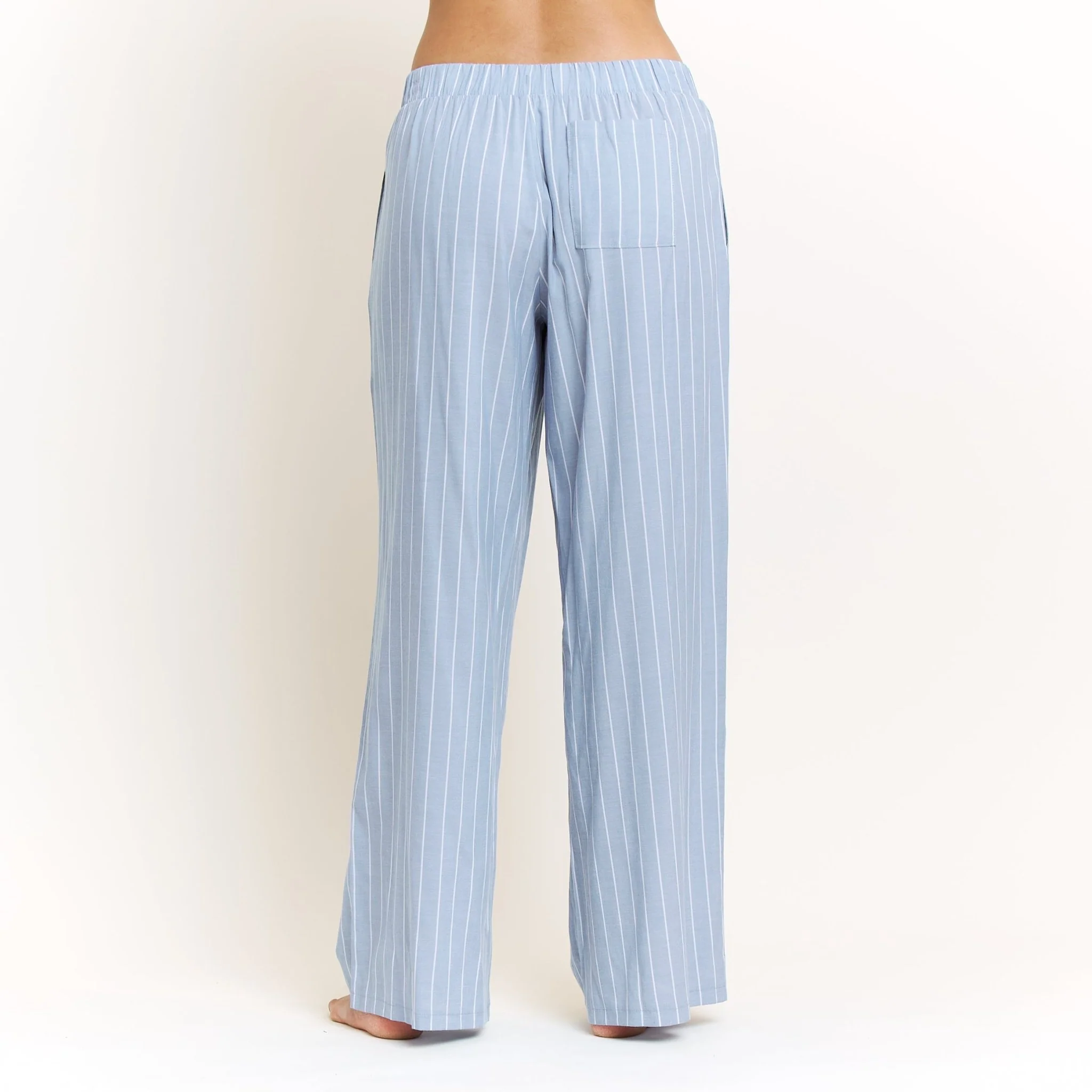Hangout Pant in Chambray Stripe - Image 5