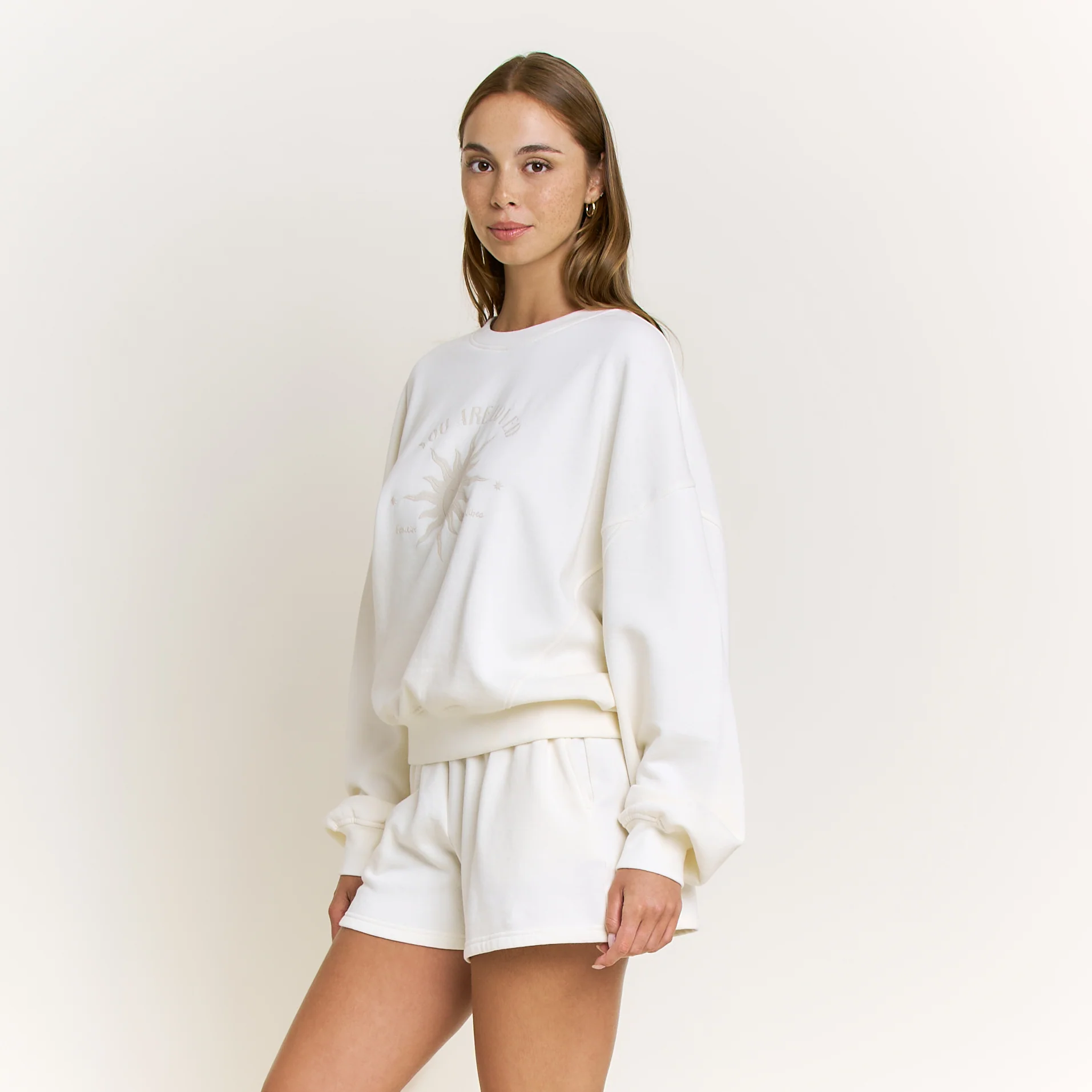 No Plans Sweatshirt in Ivory - Image 3