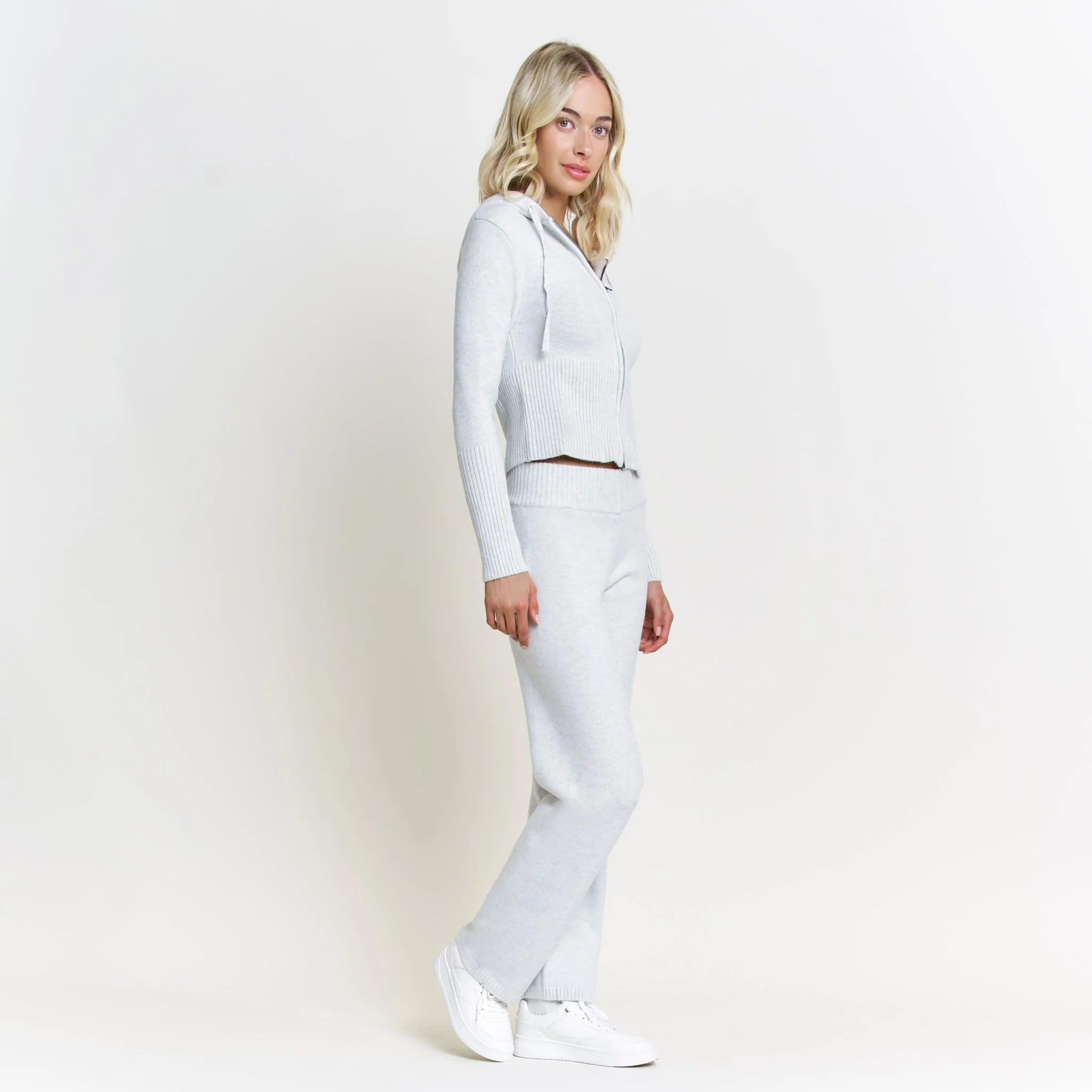 Spice It Up Zip Hoodie In Oatmeal - Image 3