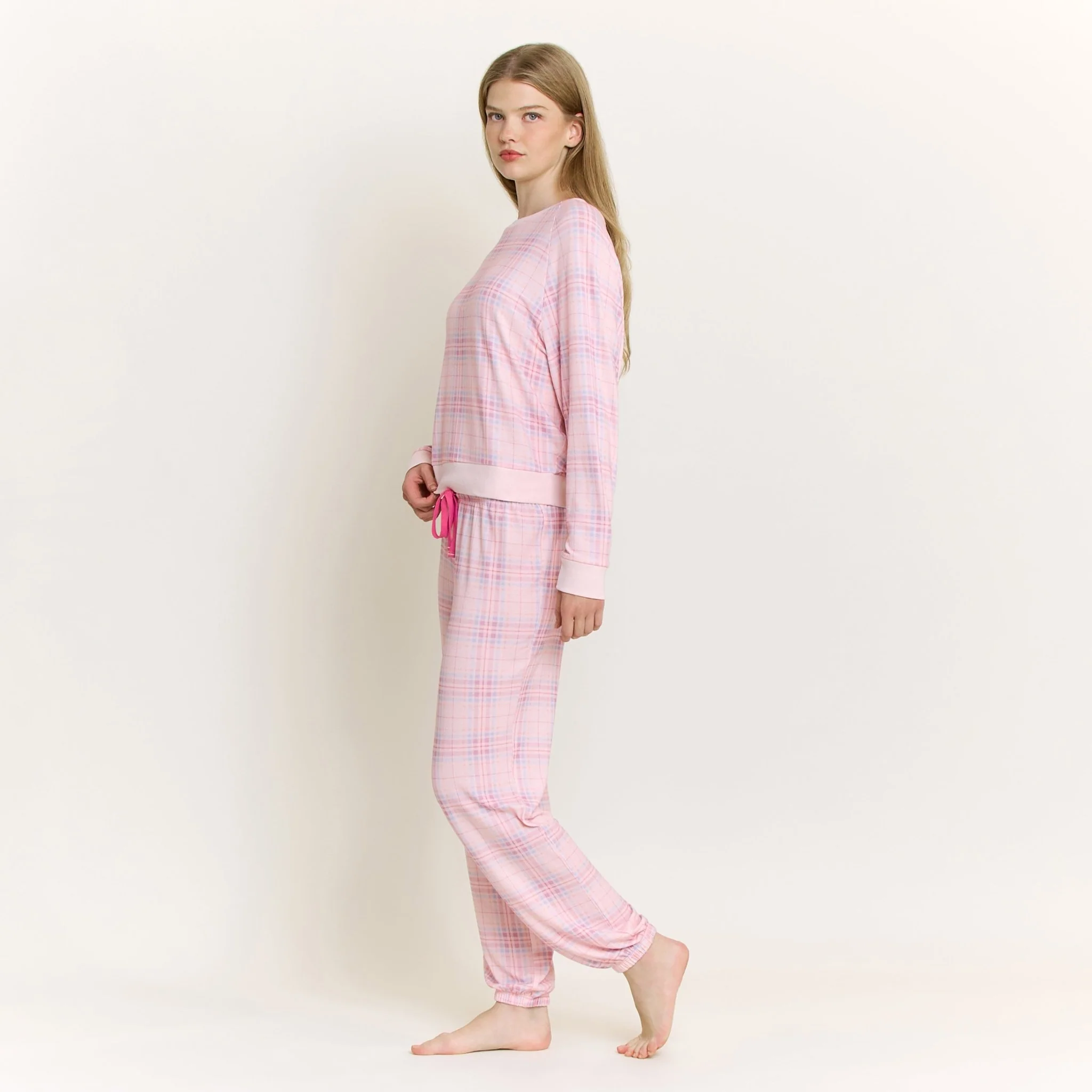 Star Seeker Long Set in Budding Plaid - Image 3