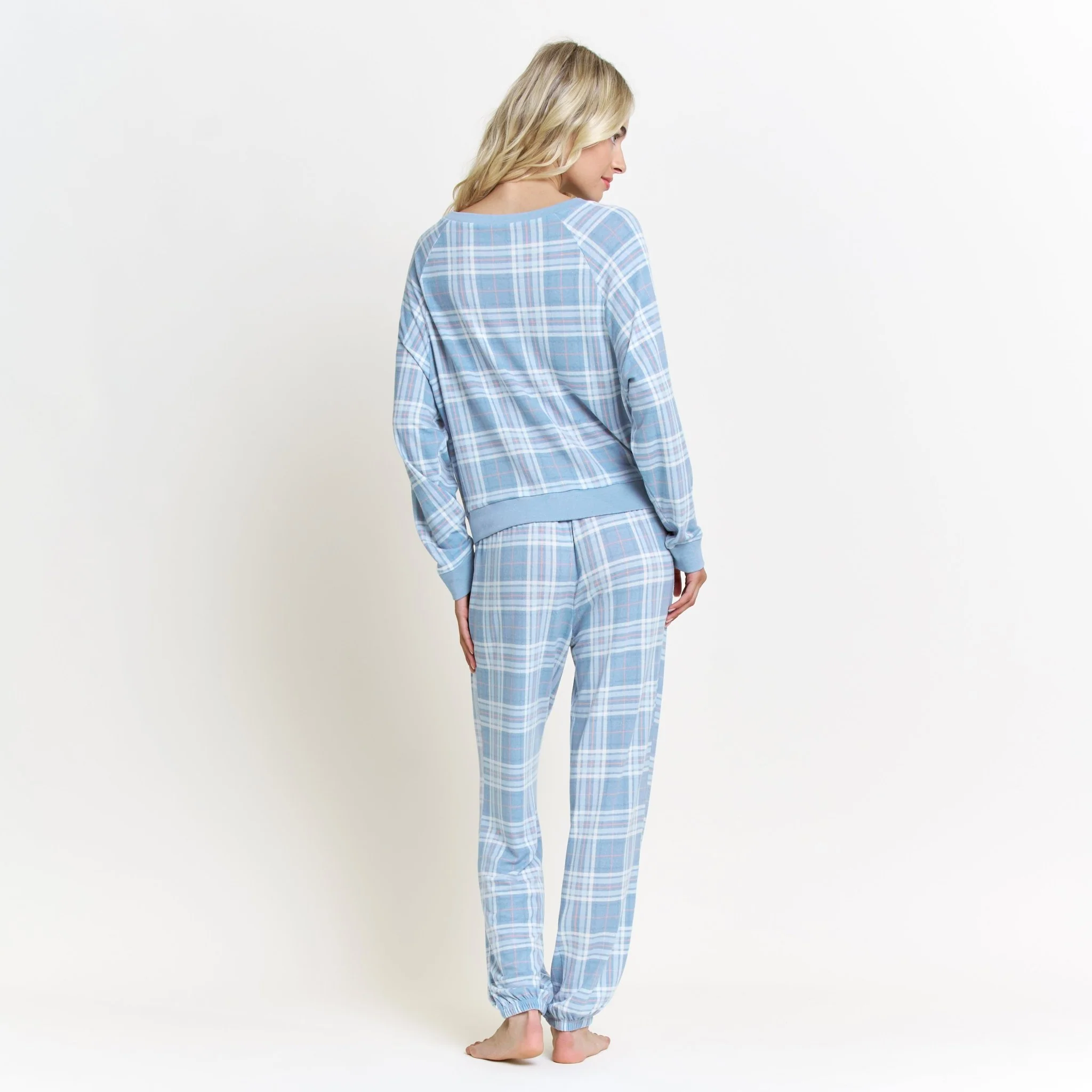 Star Seeker Long Set in Chambray Plaid - Image 4