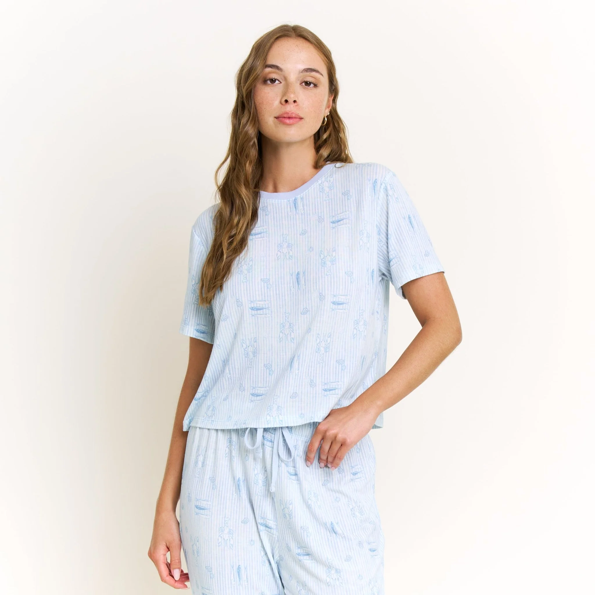 Star Seeker Tee Jogger Set in Saltwater Sonata - Image 3