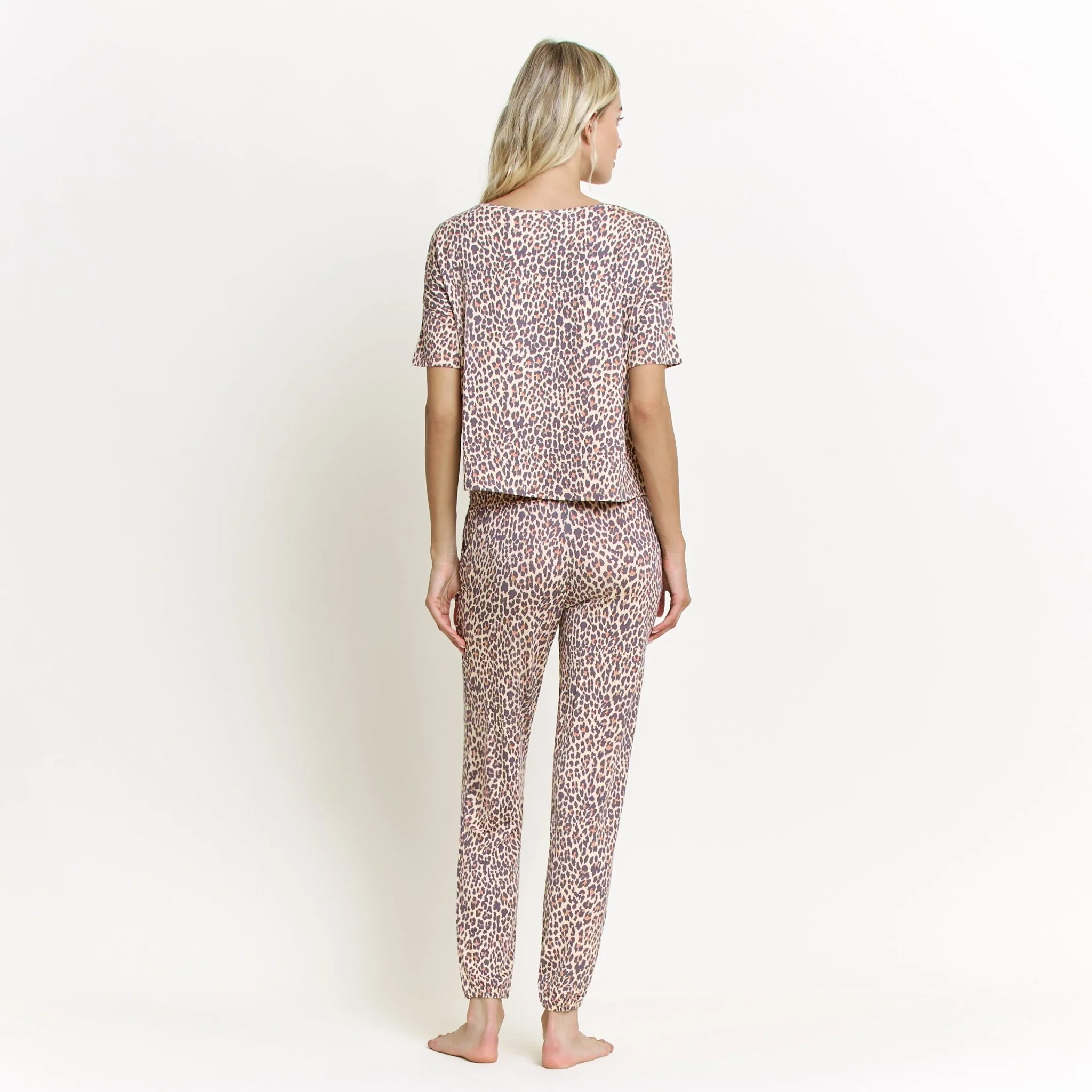 Sun Lover PJ Set In Leopard - Image 4